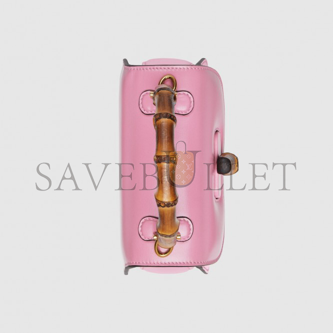 GUCCI BAMBOO 1947 MINI TOP HANDLE BAG 686864 (17*12*7.5cm) GUCCI BAMBOO 1947 MINI TOP HANDLE BAG 686864 (17*12*7.5cm)
